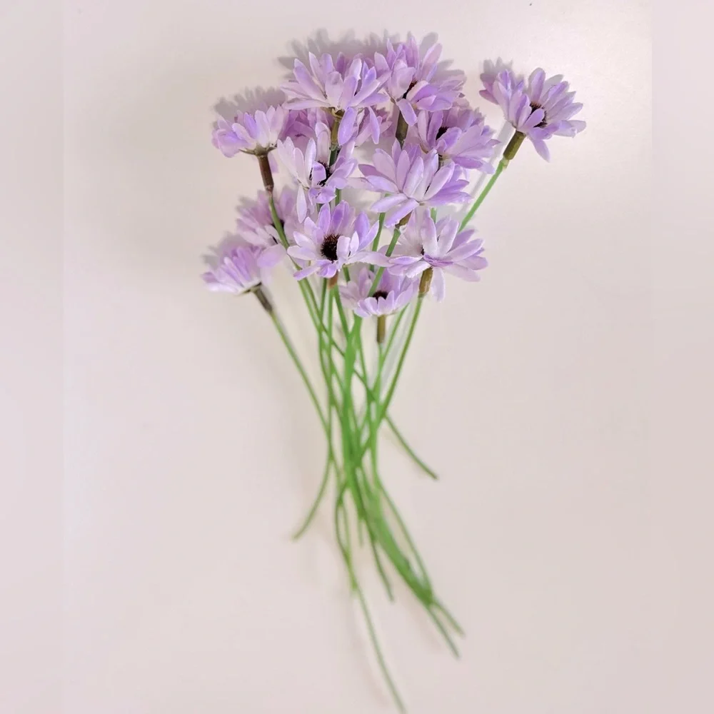 LIFELIKE Purple Daisy Flower Picks Floral Daisies Home Decor Arrangement Wreath